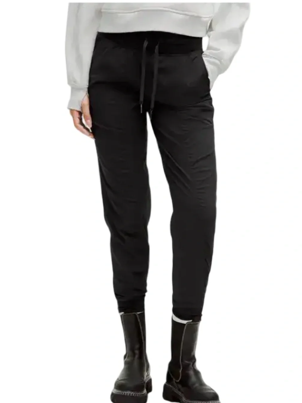 ◼️▪️ lululemon athletica‎ Black Drawcord Jogger Pants